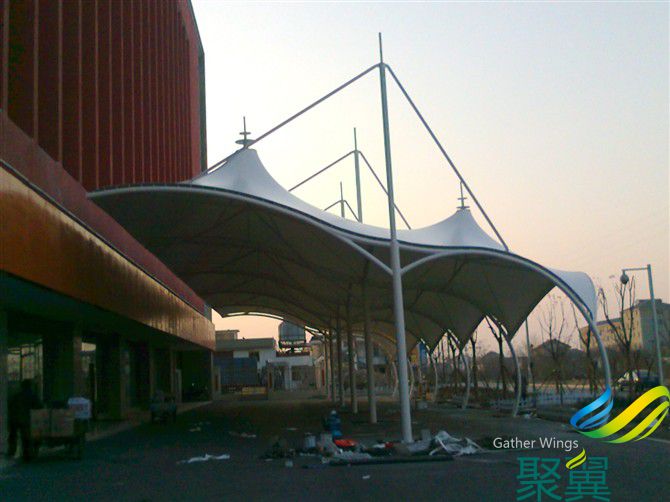 公園陽(yáng)光棚_風(fēng)景棚_膜結(jié)構(gòu)景觀