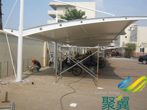 汽車停放、自行車停放、電動車停放遮陽