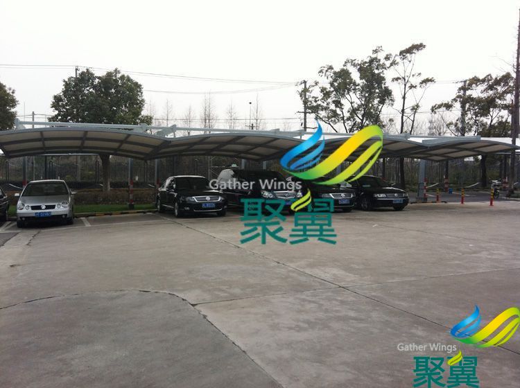 上海膜結構車棚,膜結構車棚