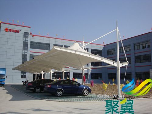 上海膜結構車棚,膜結構車棚