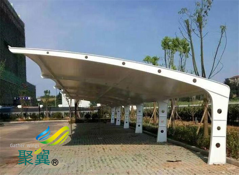 簡(jiǎn)述膜結(jié)構(gòu)車棚遮陽(yáng)雨棚材料防火能力和防火分類